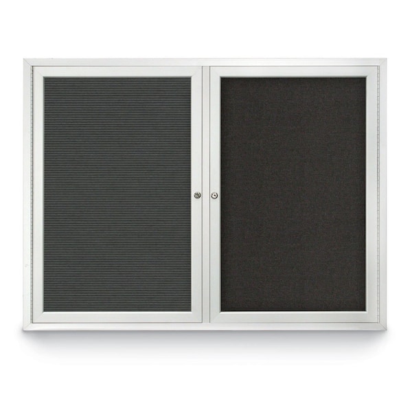 Corkboard, Surf /Black, 48" x 36"